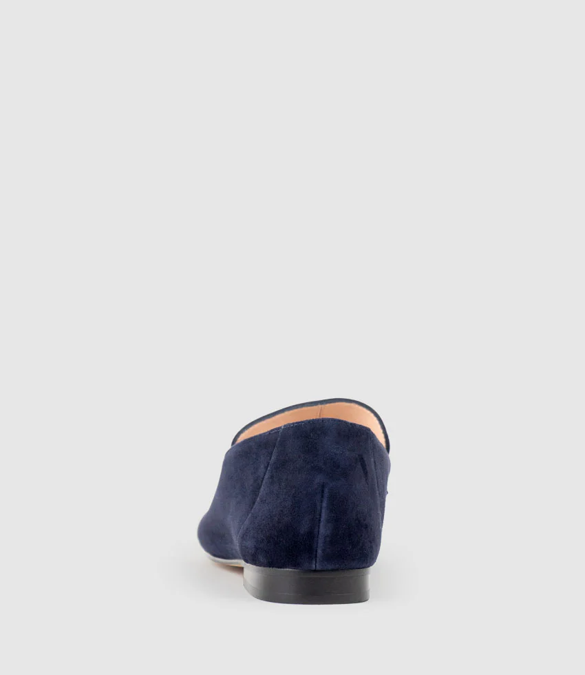 FAXON Loafer in Navy Suede - Image 4