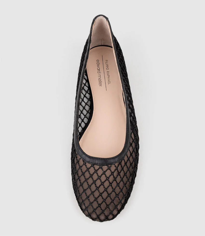 FIORA Bold Mesh Ballet in Black - Image 6
