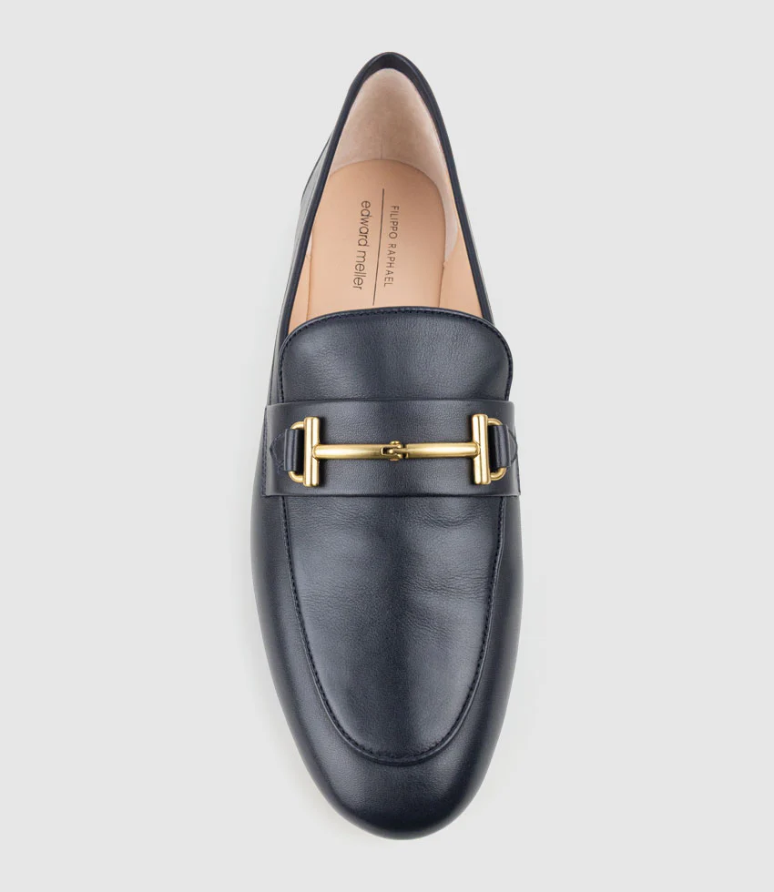 FRANCO Loafer in Navy Calf - Image 4