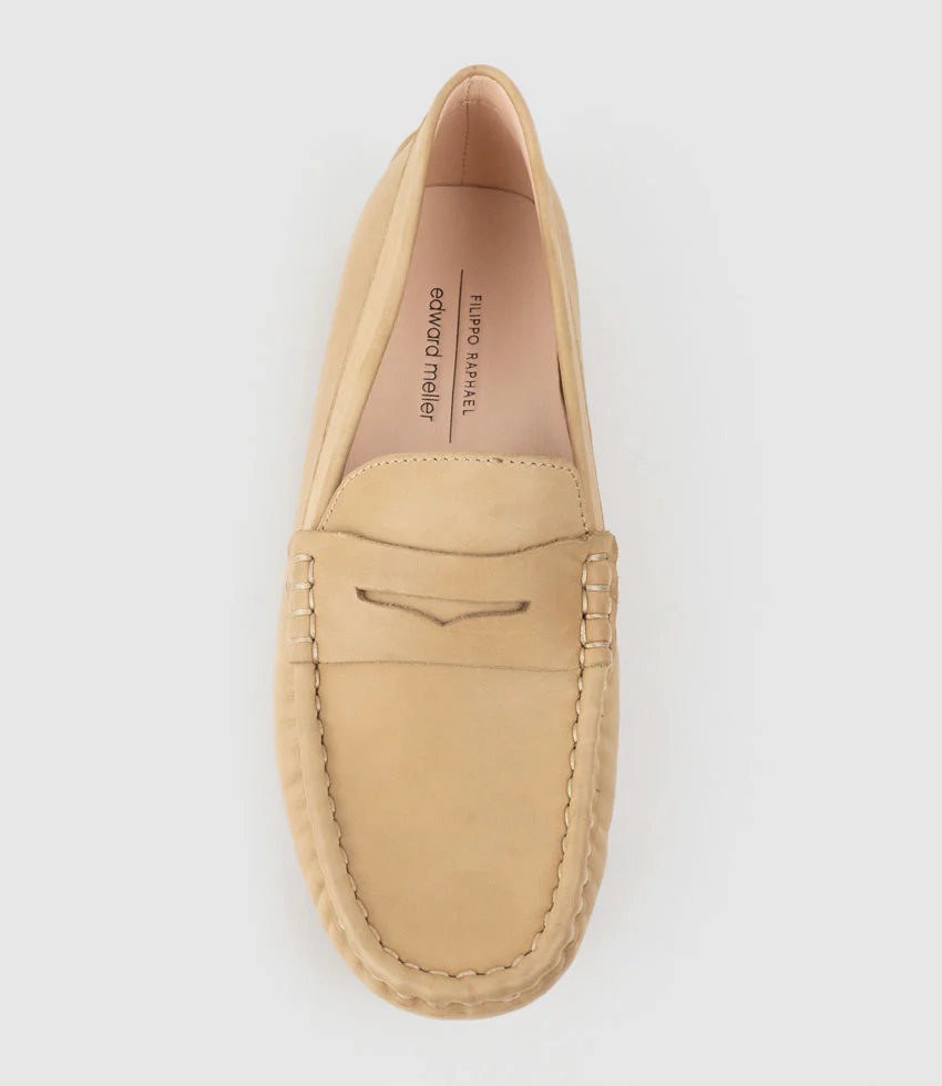GALLEY Moccasin in Natural Calf - Image 4