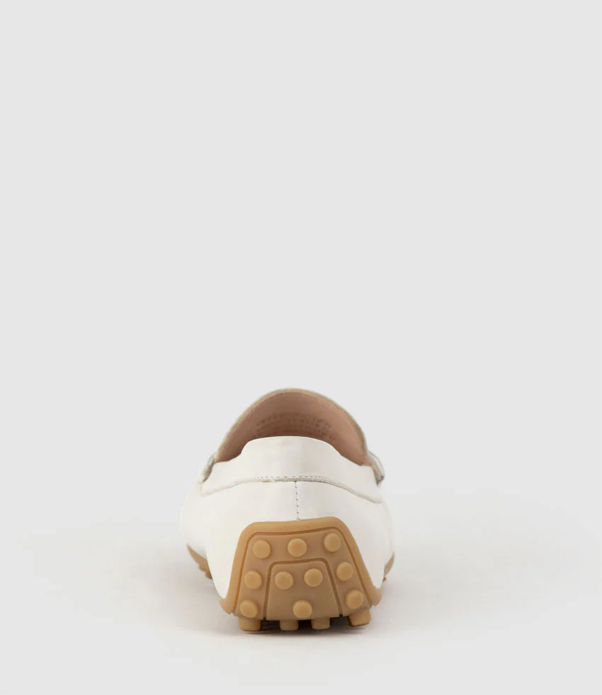GALLEY Moccasin in Offwhite Calf - Image 3