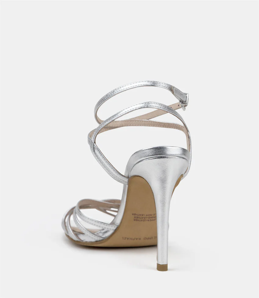 WILDER100 Strappy Sandal in Silver - Image 3